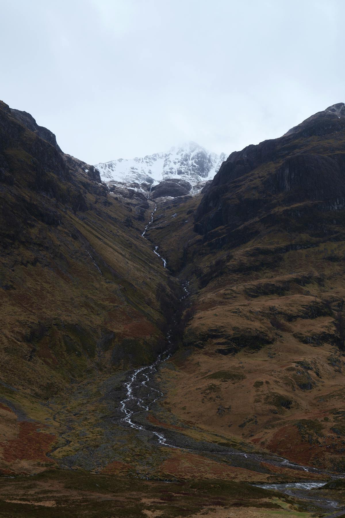 The Lost Valley (Coire Gabhail) in Glencoe — a hidden basin where the MacDonalds hid their stolen cattle